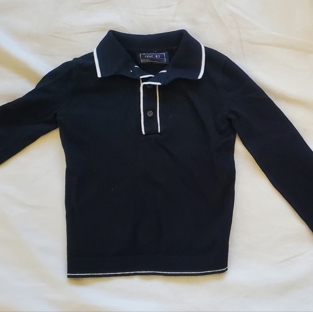 Next Toddler Long Sleeve Polo